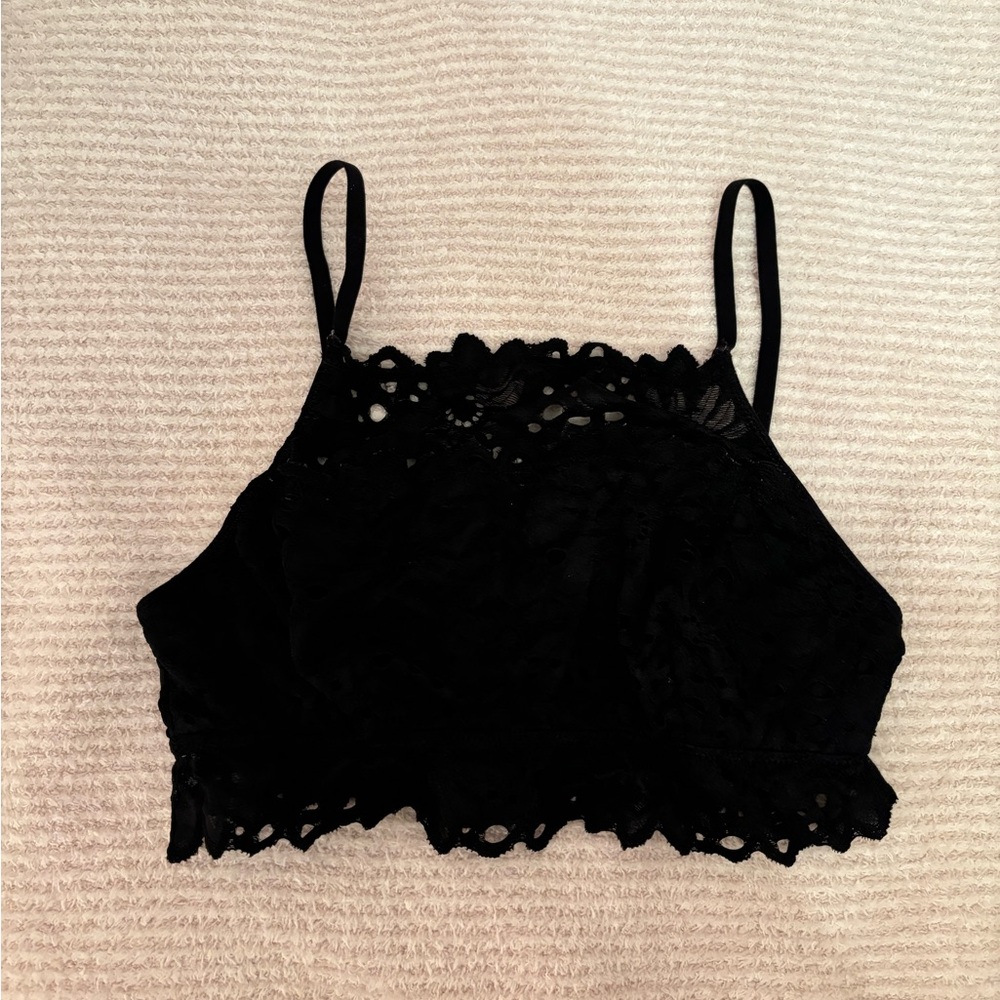 Aerie black lace bralette